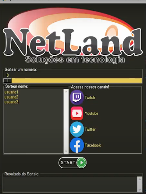 Sistema de sorteio Personalizado para Stremer, Lives e outros